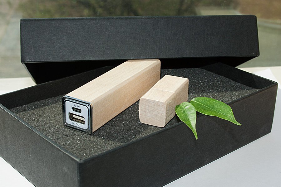 Набор ЭКО 1/17 (U-PK023, Z053, DR017) (черный, 119х195*45, липа натуральная на 2600 mah,липа натуральная с чипом 64 гб