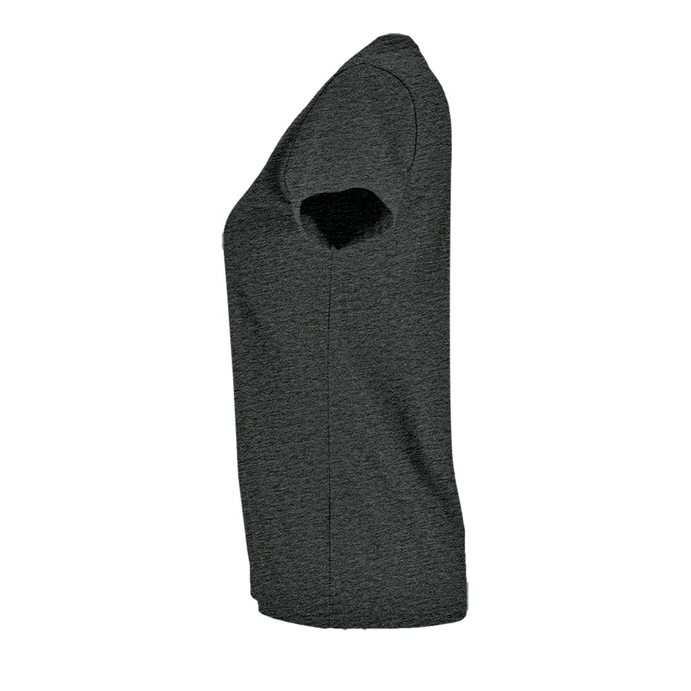 Фуболка женская IMPERIAL FIT WOMEN, черный меланж
