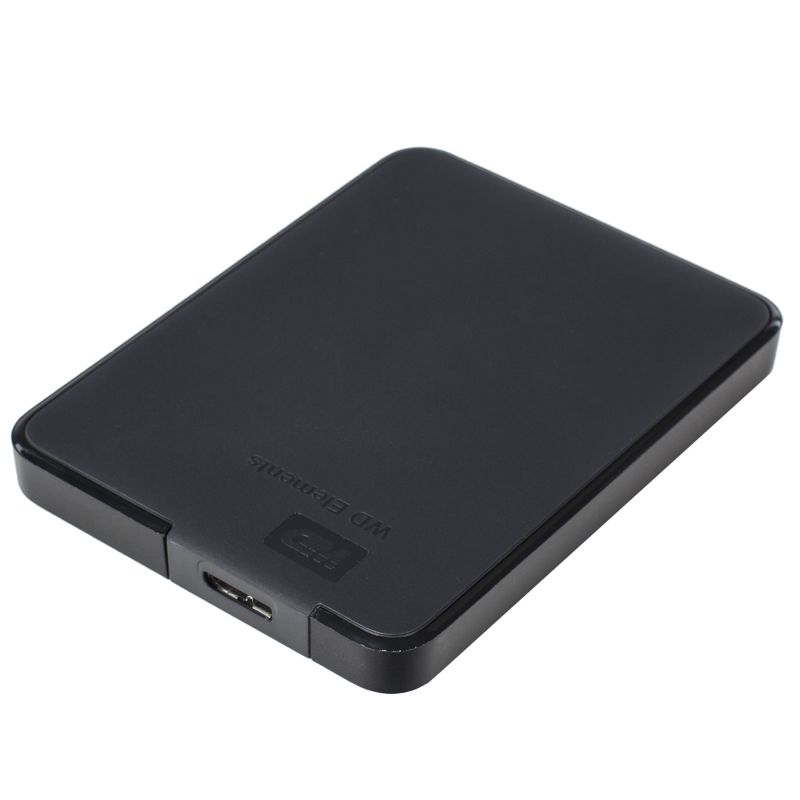 Внешний диск WD Elements, USB 3.0, 1000 Гб, черный