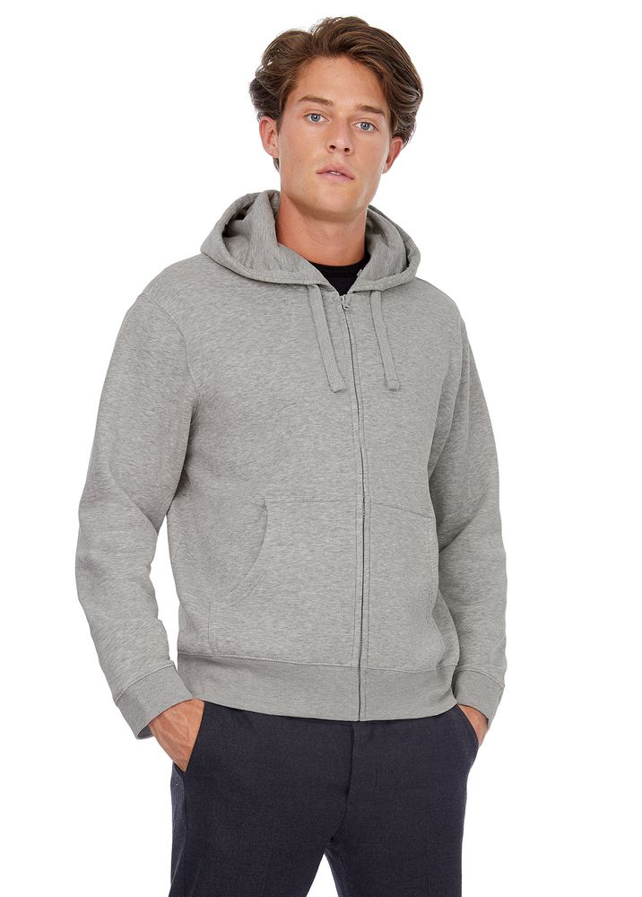 Толстовка мужская Hooded Full Zip красная