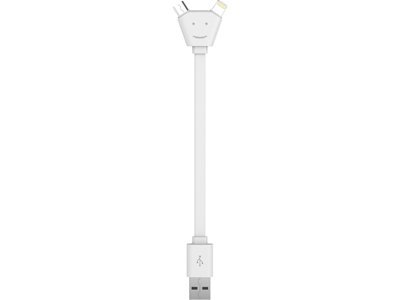 Xoopar USB- Y CABLE, micro-USB  lightning, 