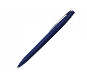 Ручка шариковая, пластик, софт тач, темно-синий/белый, Z-PEN