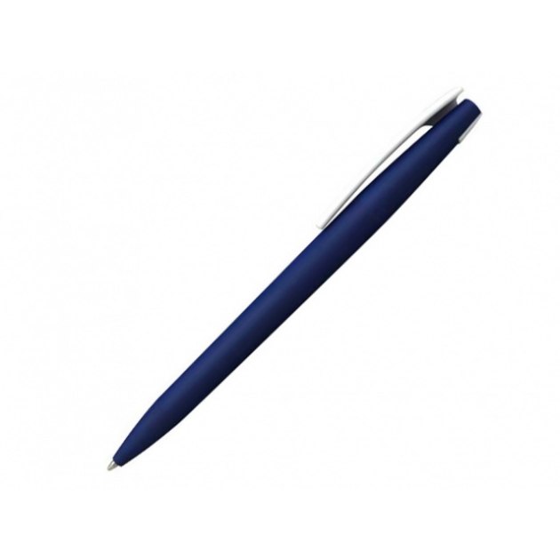 Ручка шариковая, пластик, софт тач, темно-синий/белый, Z-PEN