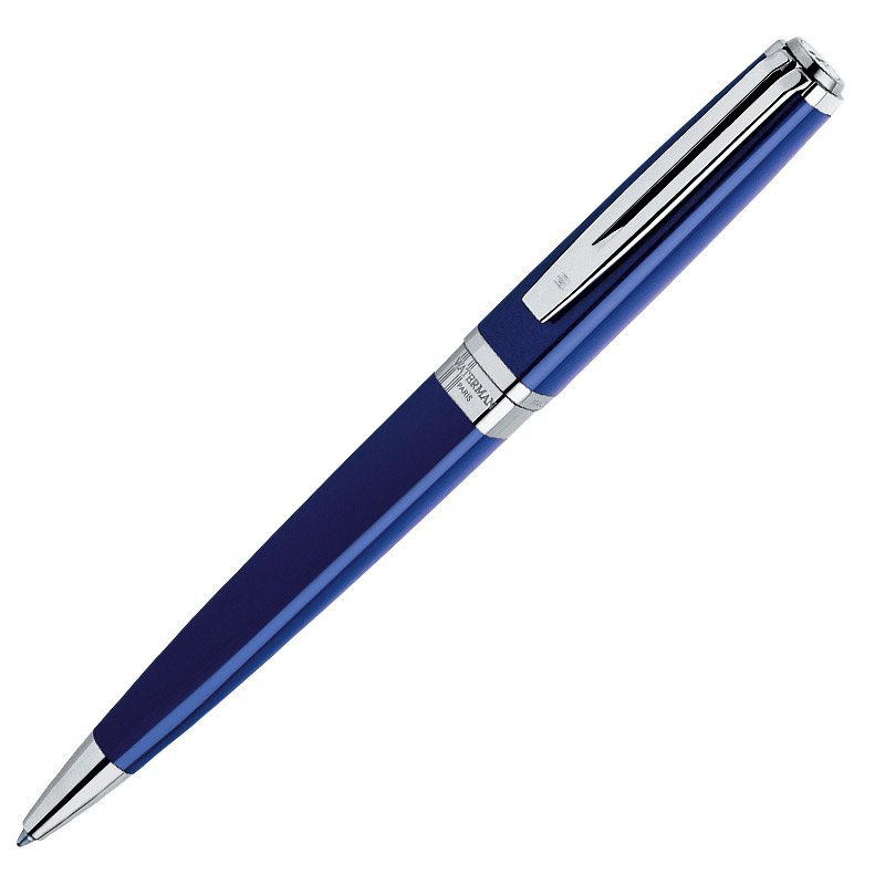 S0637120 ����� ��������� "Waterman Exception Slim Blue Lacquer ST" M ����� ��������