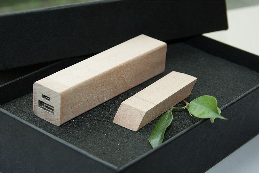 Набор ЭКО 2/11 (U-PK023, Z144, DR011) (черный, 119х195*45, липа натуральная на 2600 mah,липа натуральная с чипом 16 гб)