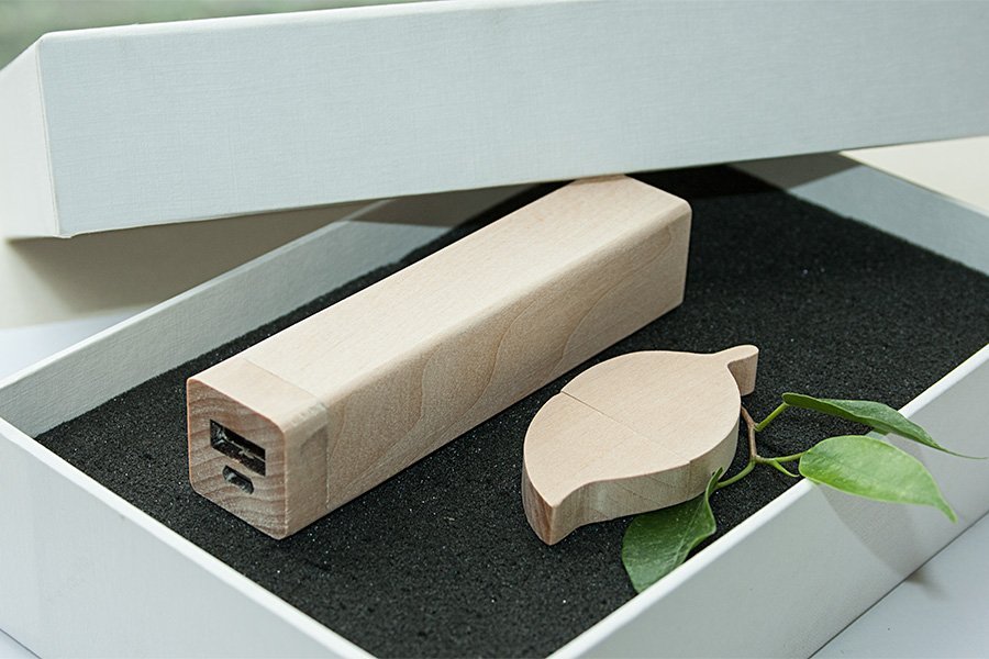 Набор ЭКО 2/15 (U-PK023, Z144, DR015) (белый, 119х195*45, липа натуральная на 2600 mah,липа натуральная с чипом 4 гб)