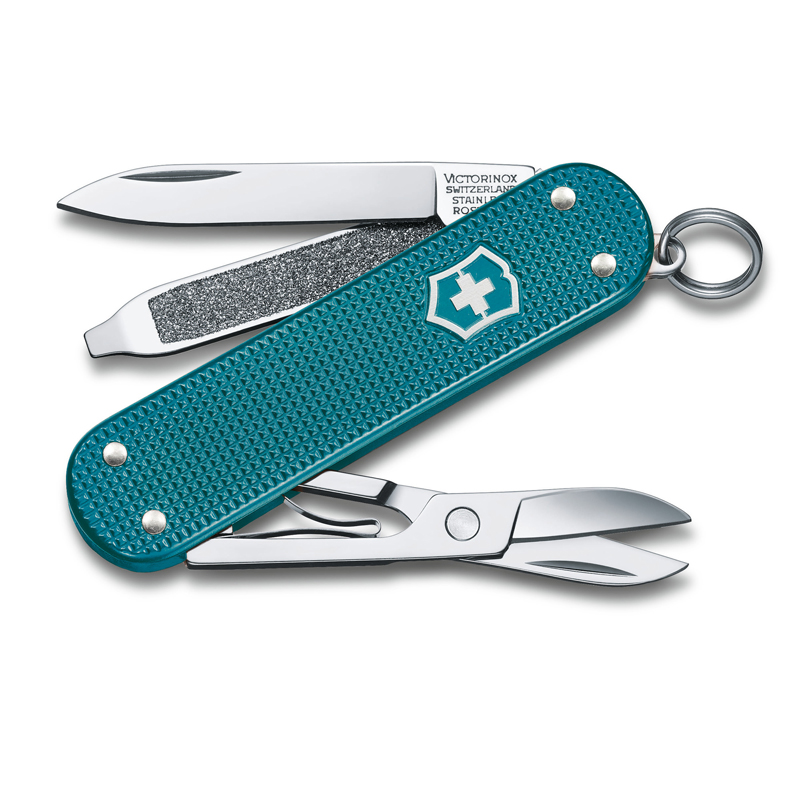 ���-������ VICTORINOX Classic SD Alox Colors "Wild Jungle", 58 ��, 5 �������, ����-���������