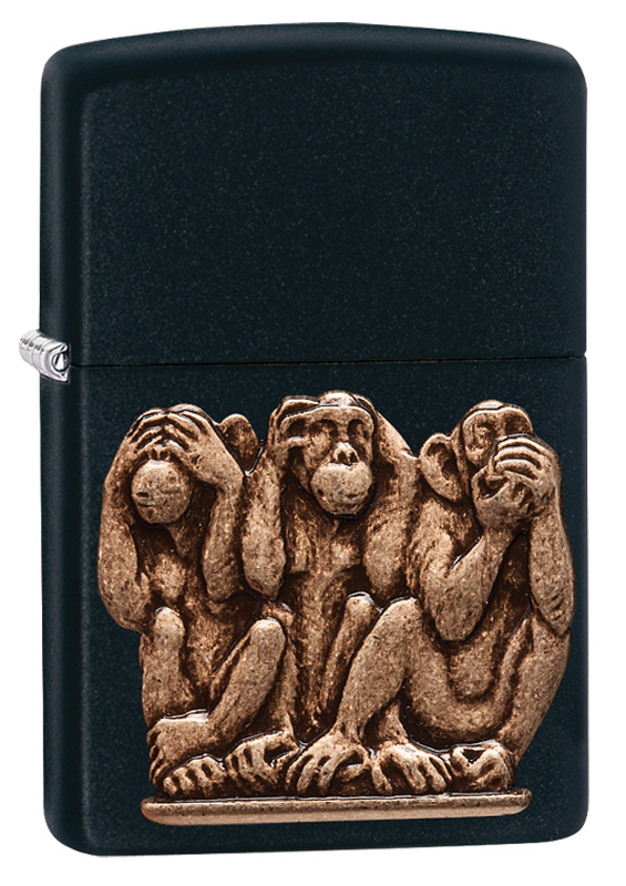 ��������� ZIPPO Classic � ��������� Black Matte, ������/�����, ������, �������, 36x12x56 ��