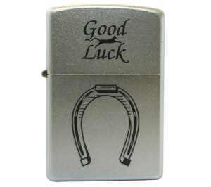 ��������� ZIPPO Horse Shoe, � ��������� Satin Chrome�, ������/�����, �����������, 36x12x56 ��