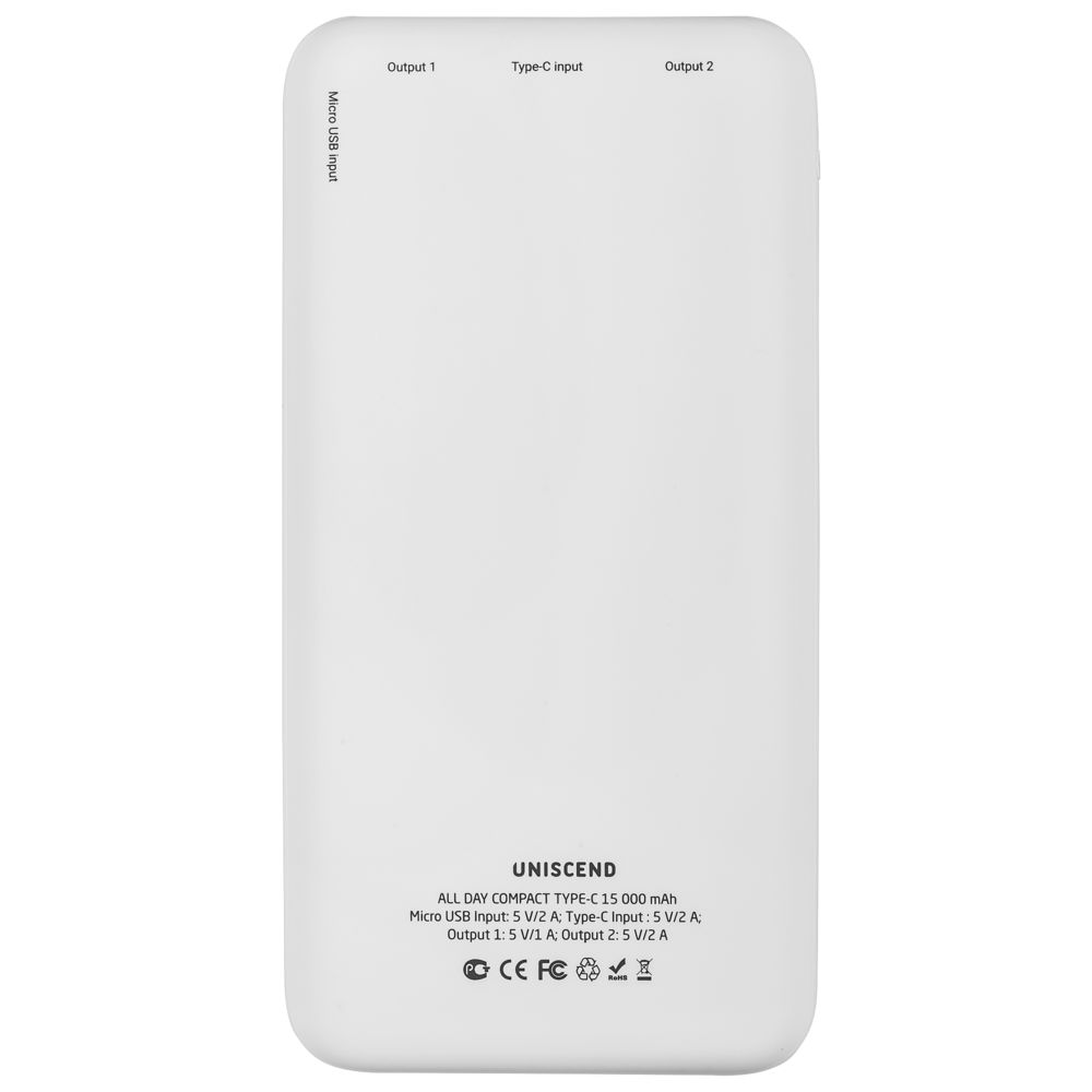 ������� ����������� Uniscend All Day Compact Type-C 15 000 �A�, �����
