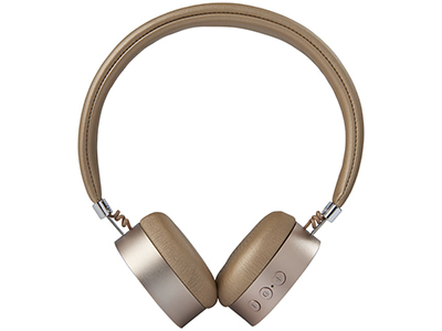 Металлические наушники Millennial с Bluetooth®, золотистый