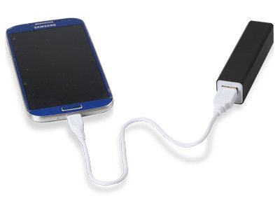 Портативное зарядное устройство, 2200 mAh, черный