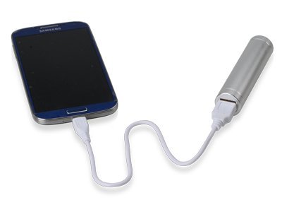 Портативное зарядное устройство, 2200 mAh, серебристый