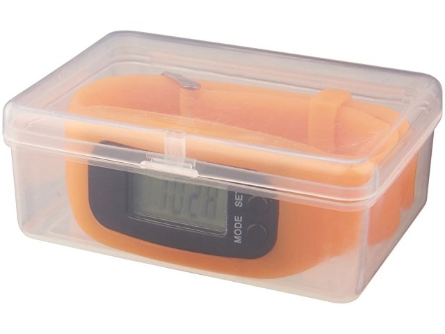 Смарт часы с шагомером Get-Fit, оранжевый