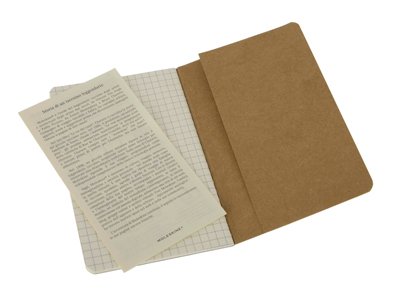 �������� ������ Moleskine Cahier (� ������, 3 ��.), Pocket (9�14��), �������