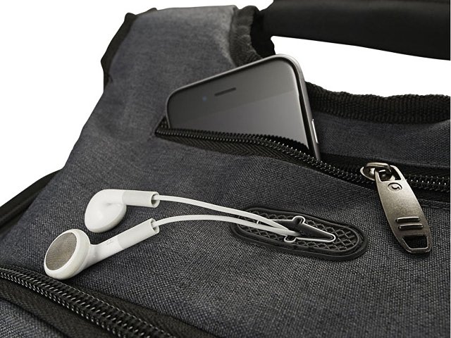 Рюкзак Proton для ноутбука 17", удобный для прохождения досмотра, серый