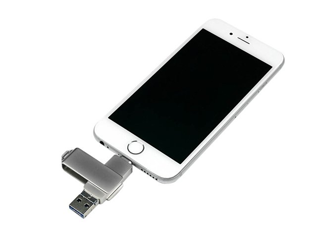 USB-������ �� 64 ��, ��������� USB3.0, ���������� ��������,c ��������������� ��������� ��� I-phone Lightning � Micro USB,  ��������� ������������� ������, �������