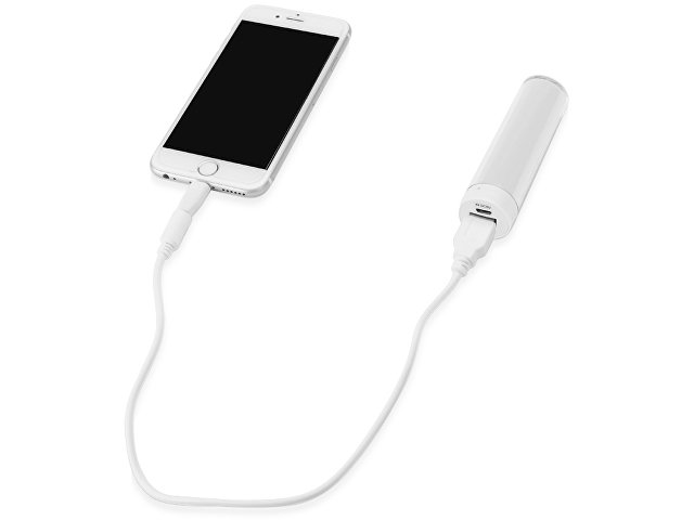 Портативное зарядное устройство, 2200 mAh, белый