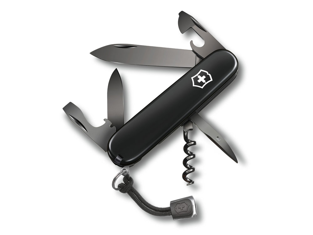 ��� ���������� VICTORINOX Spartan Onyx Black, 91 ��, 12 �������, ������, �� ������� � ���������