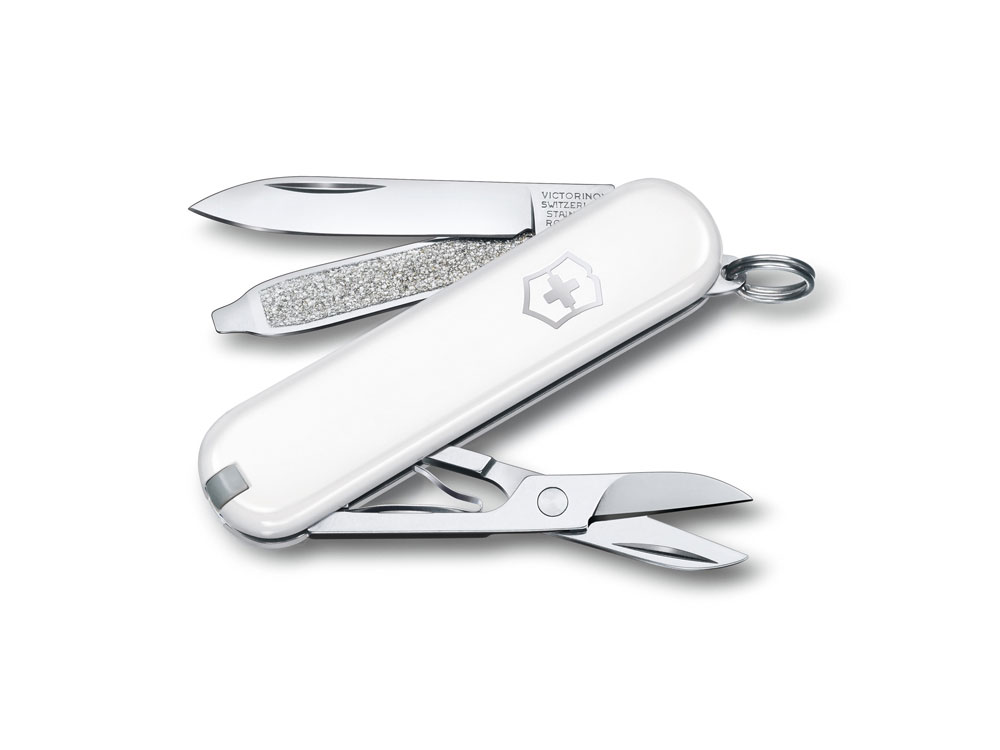 ���-������ VICTORINOX Classic SD Colors Falling Snow, 58 ��, 7 �������, �����