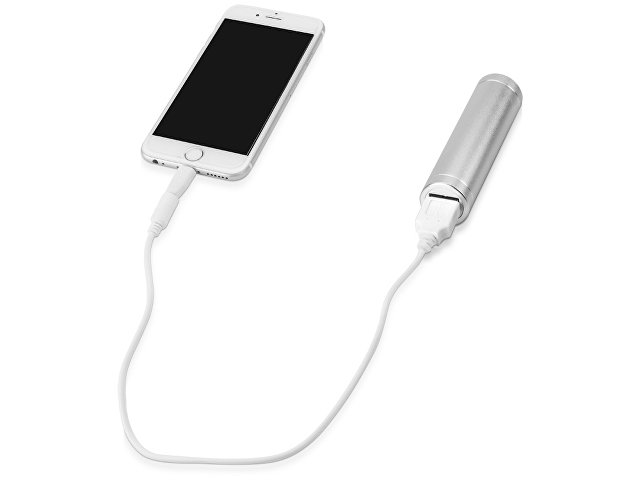 Портативное зарядное устройство, 2200 mAh, серебристый