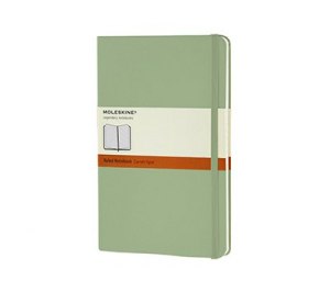 Записная книжка Moleskine Classic (в линейку) в твердой обложке, Large (13x21см), фисташковый