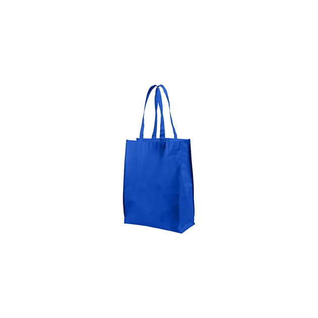 Ламинированная сумка для покупок среднего размера, ярко-синий