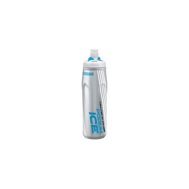 Бутылка CamelBak Podium® Ice ™ 0,62л, серебристый/голубой