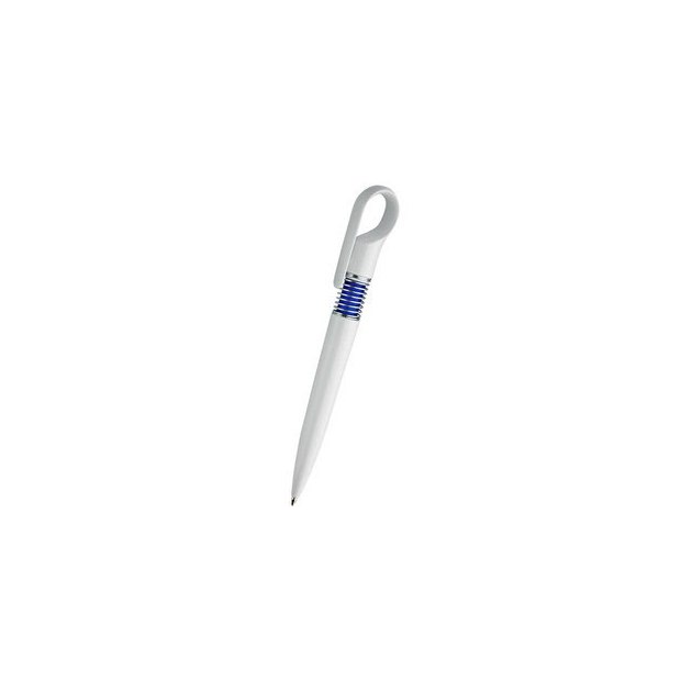 Ручка шариковая "Экспрессия" белая/синяя