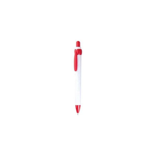 Ручка шариковая Inoxcrom модель Rocket белая/красная