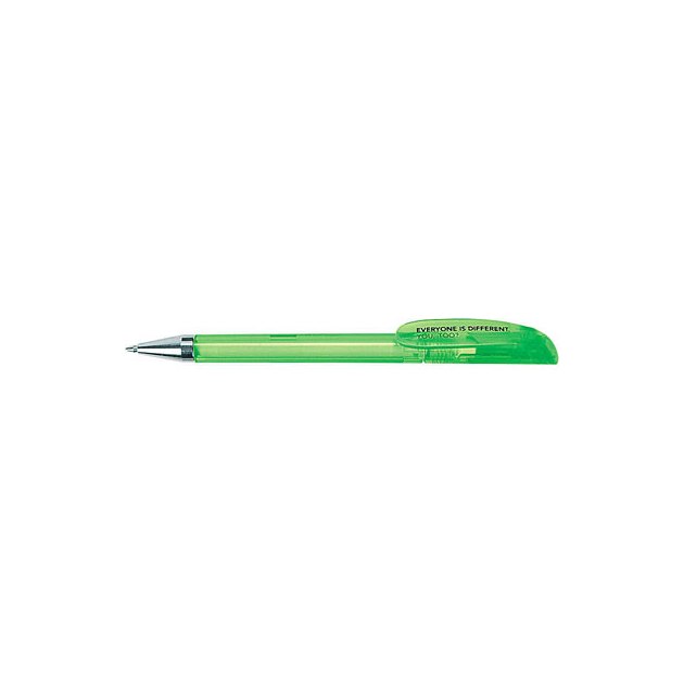 Ручка шариковая прозрачная  Prodir модель DS6 TTC светло-зеленая