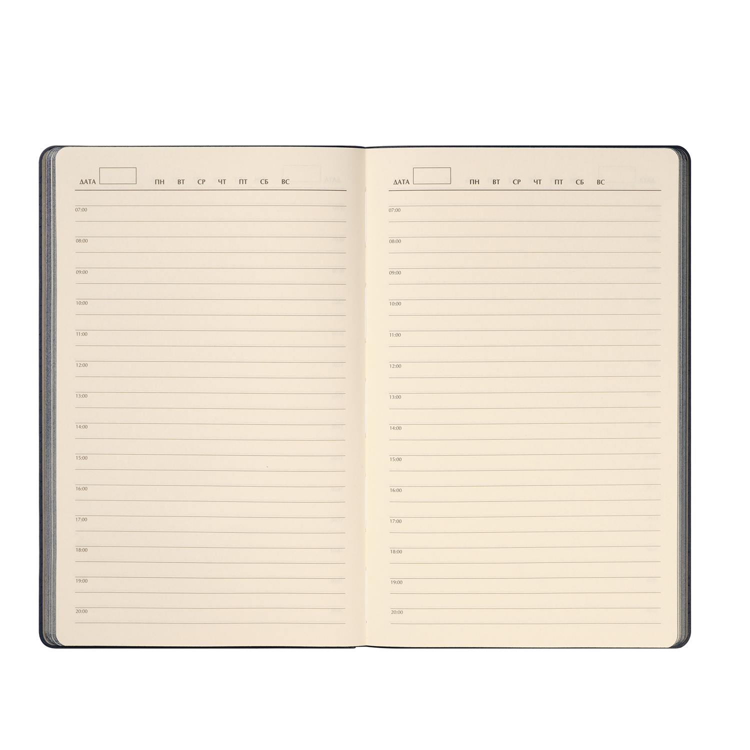 Ежедневник Portobello Trend, Rain, недатированный, синий (без упаковки, без стикера)