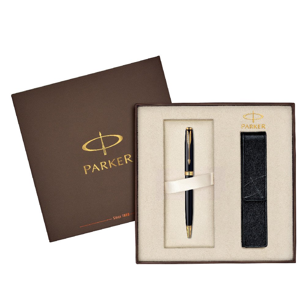   "Parker Sonnet Matte Black Laque GT BP +    " M