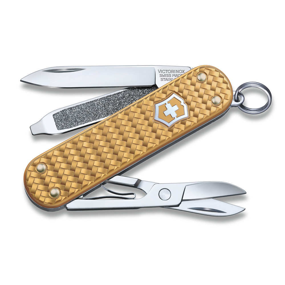 - VICTORINOX Classic SD Precious Alox "Brass Gold", 58 , 5 , 