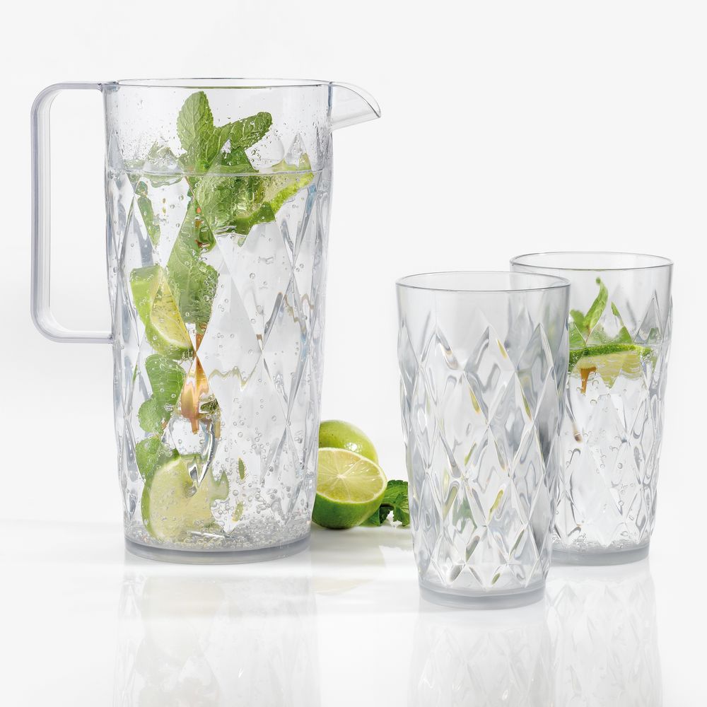 Стакан Crystal, большой, голубой