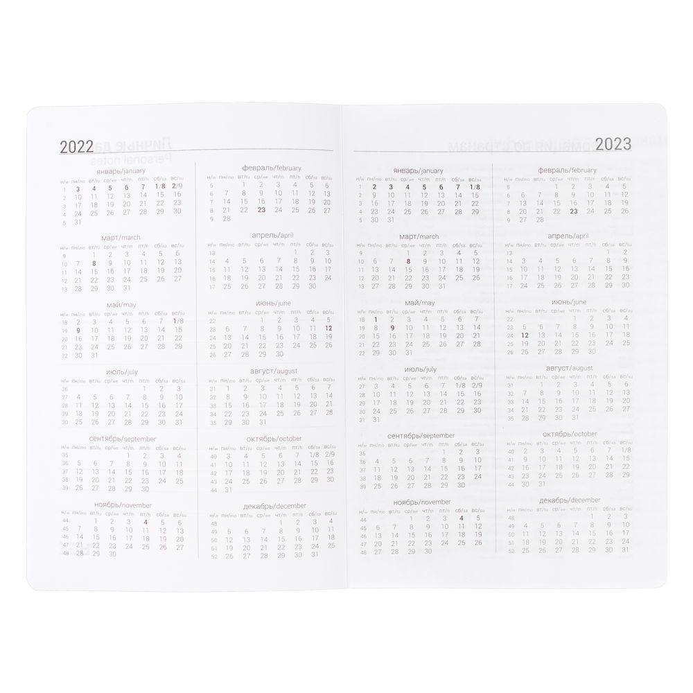 Ежедневник Basis, датированный, синий