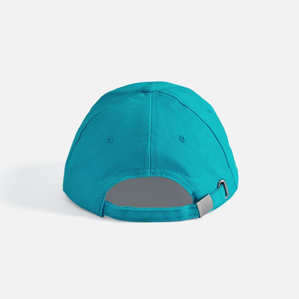 Бейсболка BUFFALO, бирюзовая с белым