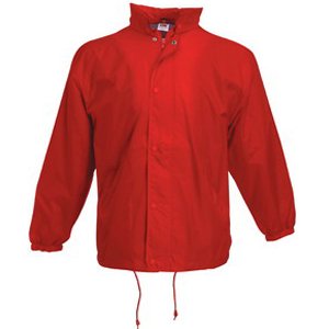 Ветровка "College Jacket", красный, 100% нейлон, 65% п/э, 35% х/б, наружная часть 74 г/м2
