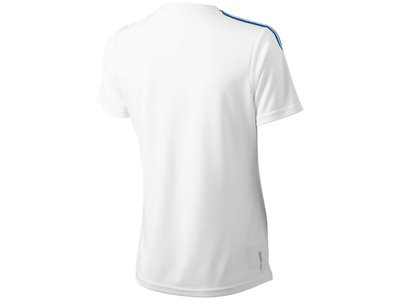 Футболка "Baseline" женская, белый/небесно-синий