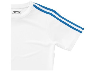 Футболка "Baseline" женская, белый/небесно-синий