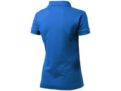 Рубашка поло "Backhand" женская, небесно-синий/белый