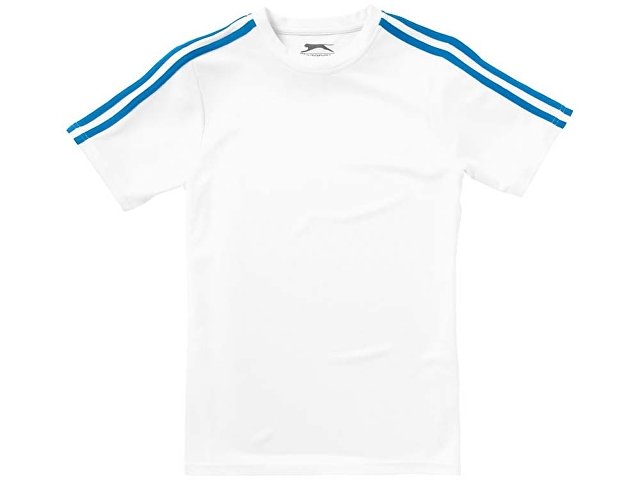 Футболка "Baseline" женская, белый/небесно-синий