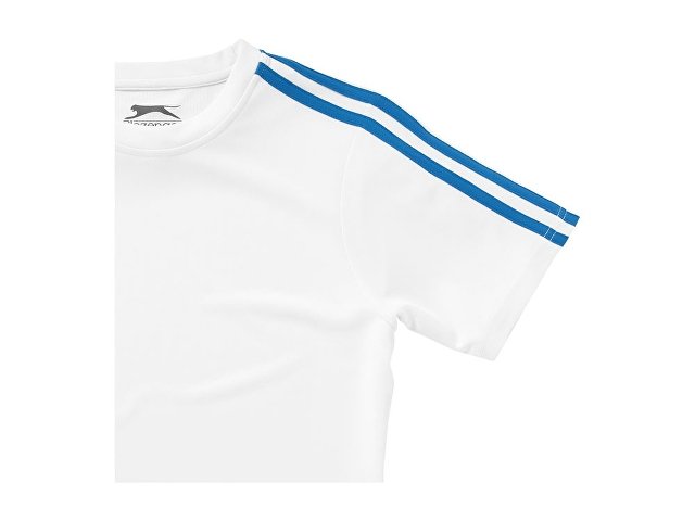 Футболка "Baseline" женская, белый/небесно-синий