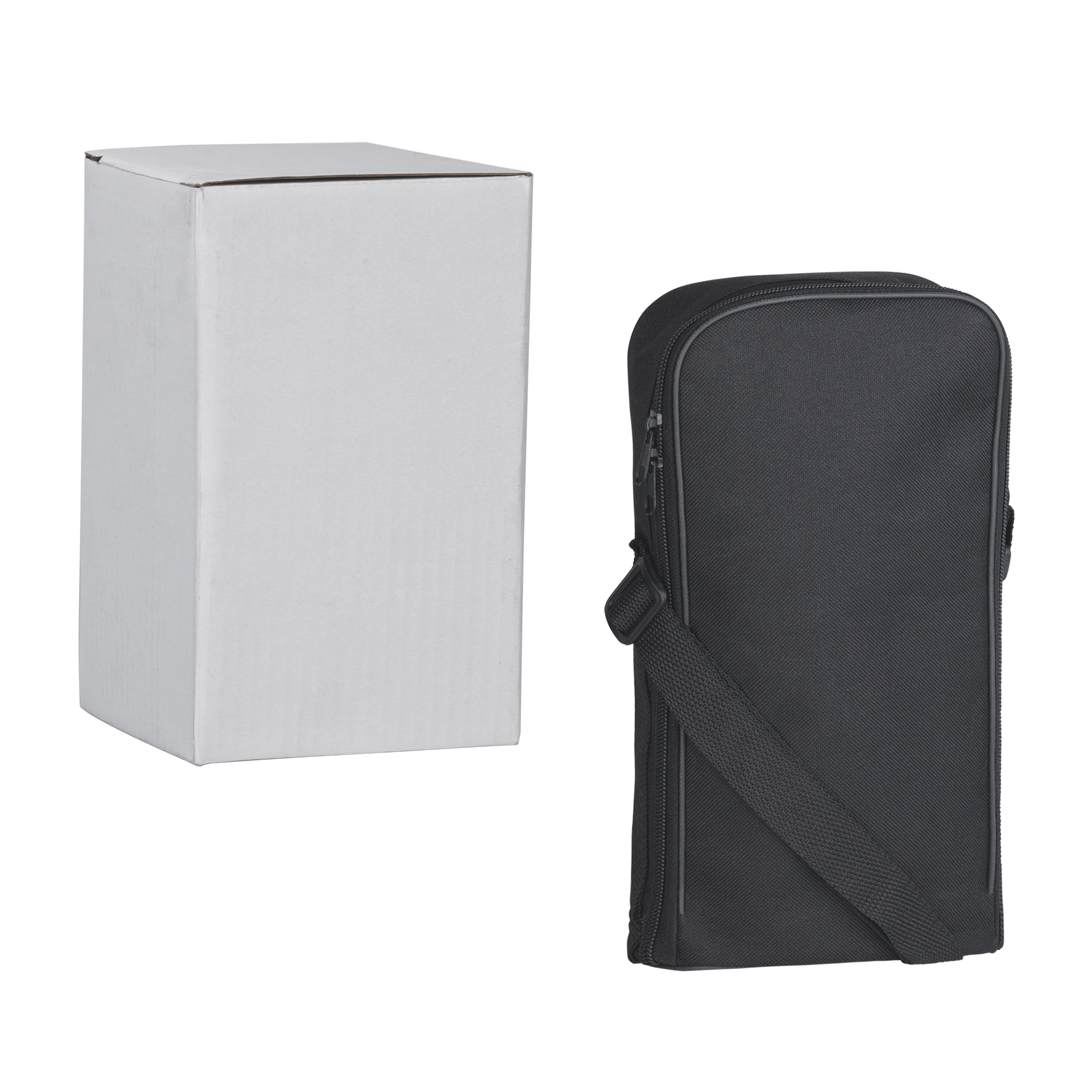 Набор (термос, 2 кружки) с прорезиненным покрытием, черный