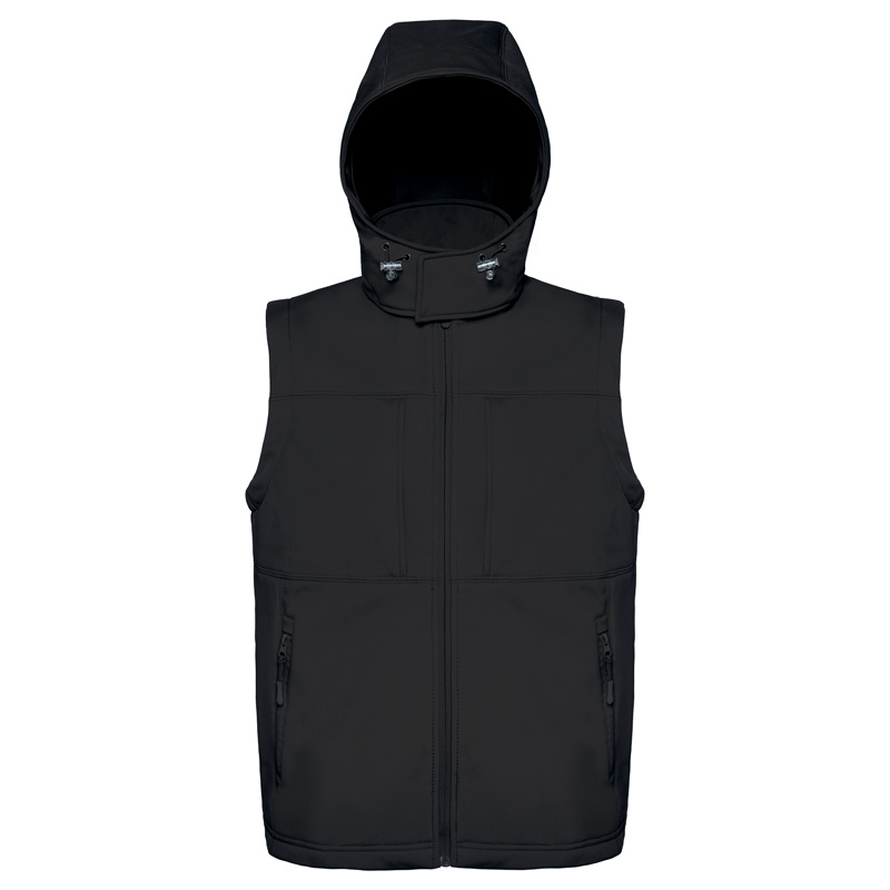     Hooded Softshell Gilet/men